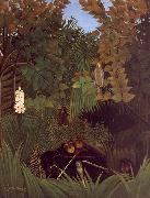 Henri Rousseau The Monkeys oil